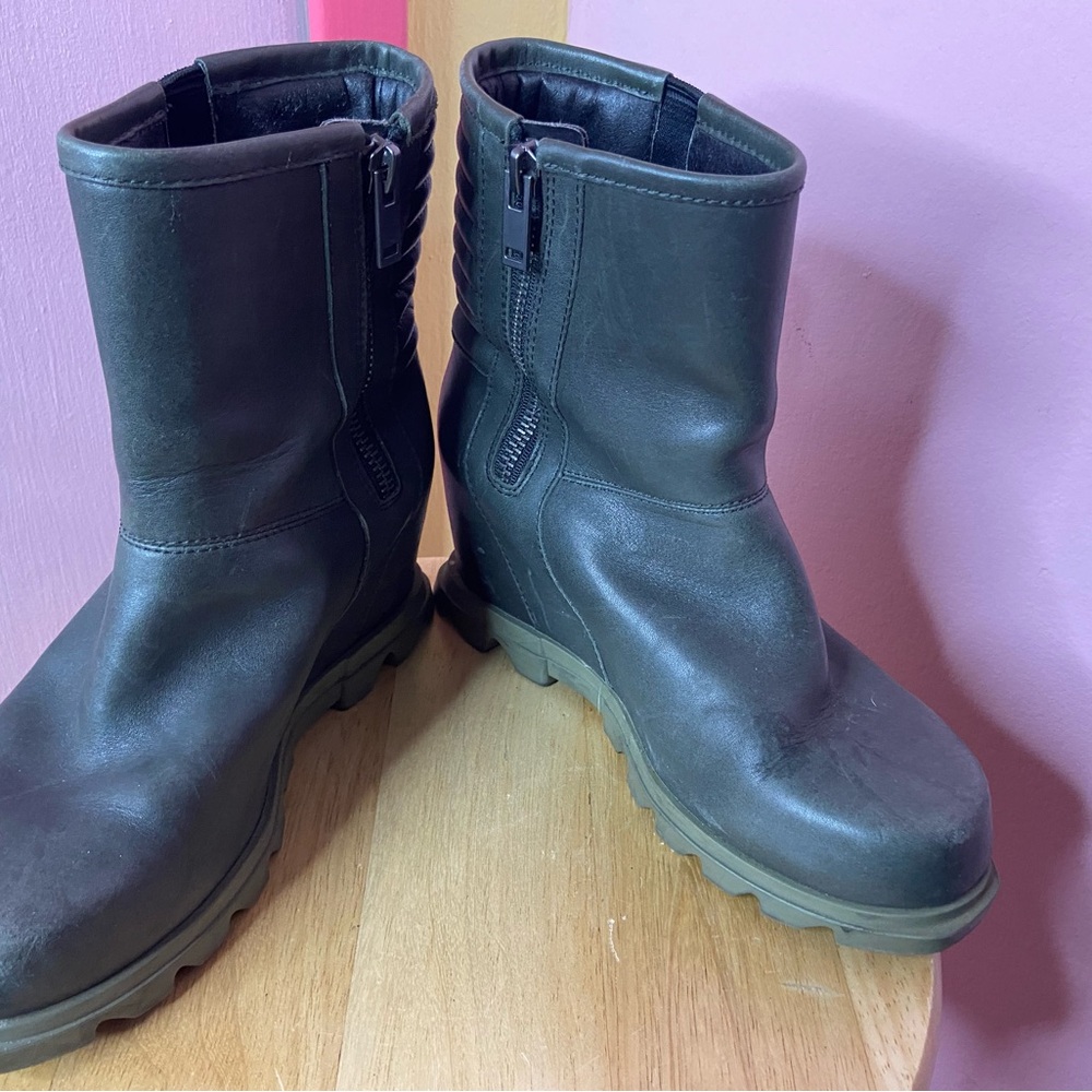 Green Sorel Boots